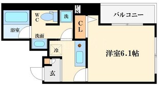 フォレステージュ北堀江の物件間取画像